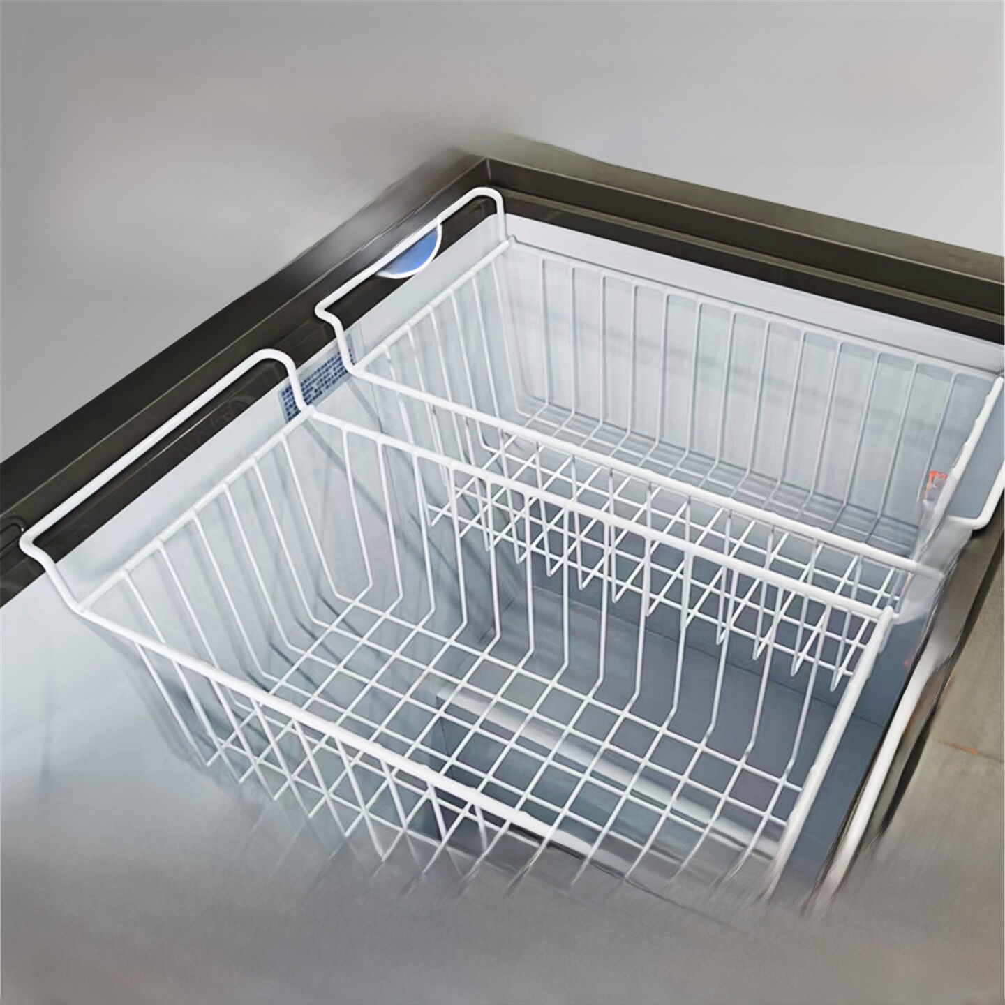 Food Storage With Dividers - Universal Freezer Internal Shelf Hanging Basket