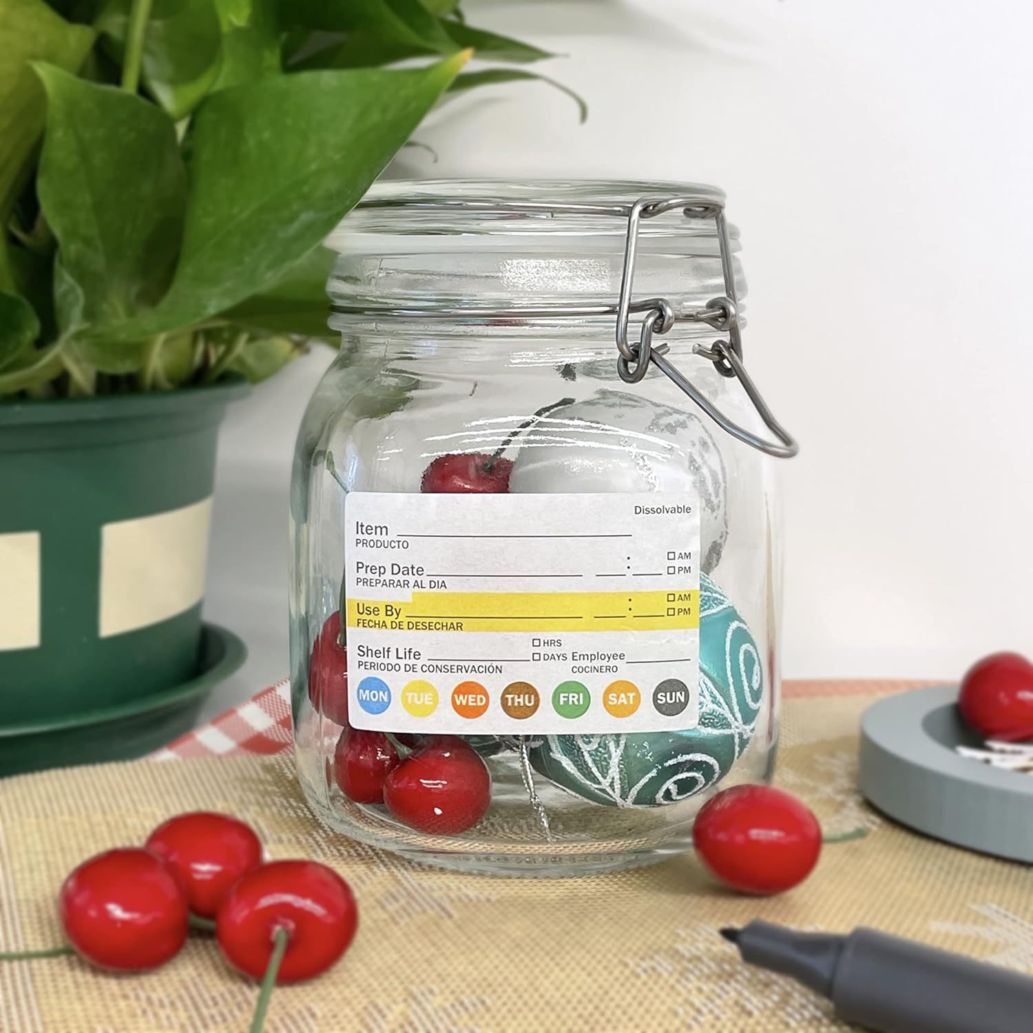 250Pcs/Roll Food Date Labels W - Food Storage Labels review and price