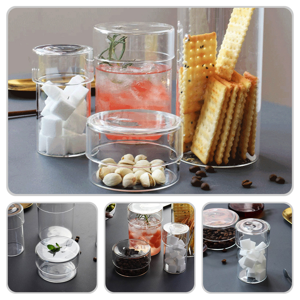 2Pcs Premium Transparent Glass - Food Storage Containers review and price