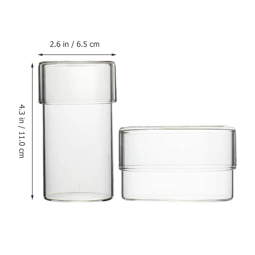 2Pcs Premium Transparent Glass - Food Storage Containers review and price
