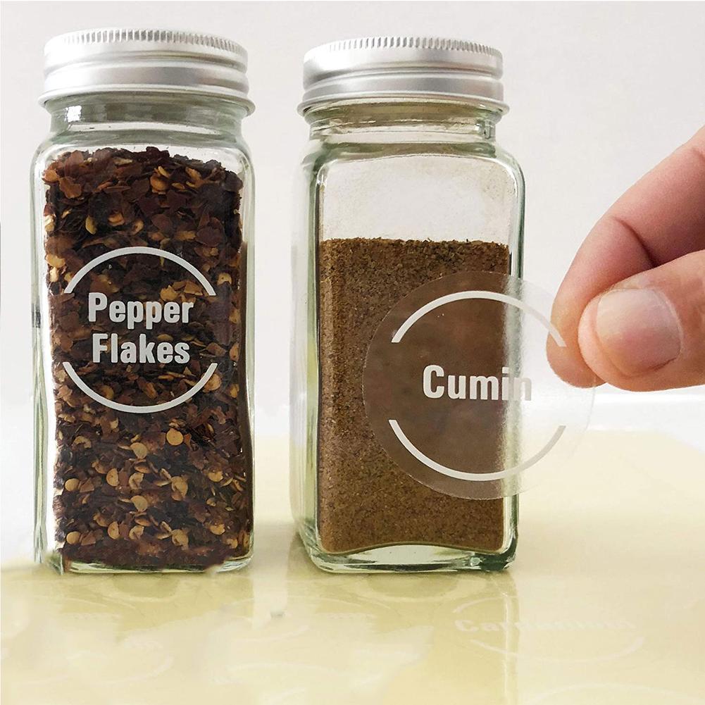 144 Pcs/set Transparent Spice  - Food Storage Labels review and price