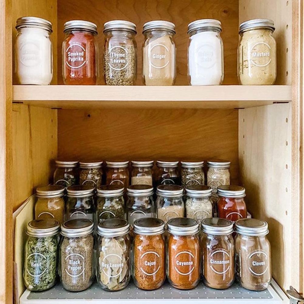 144 Pcs/set Transparent Spice  - Food Storage Labels review and price
