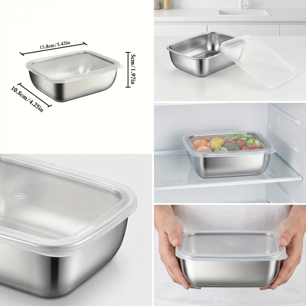 6PCS Stainless Steel Food Stor - Food Storage Meals review and price