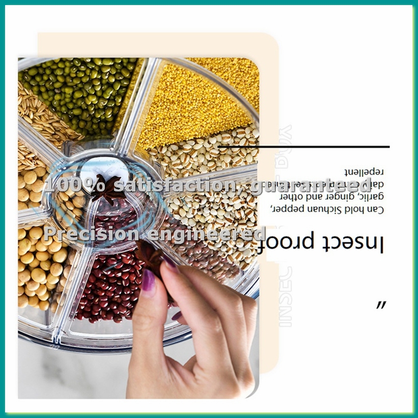 6 Grid Cereal Storage Containe - Food Storage Containers review and price