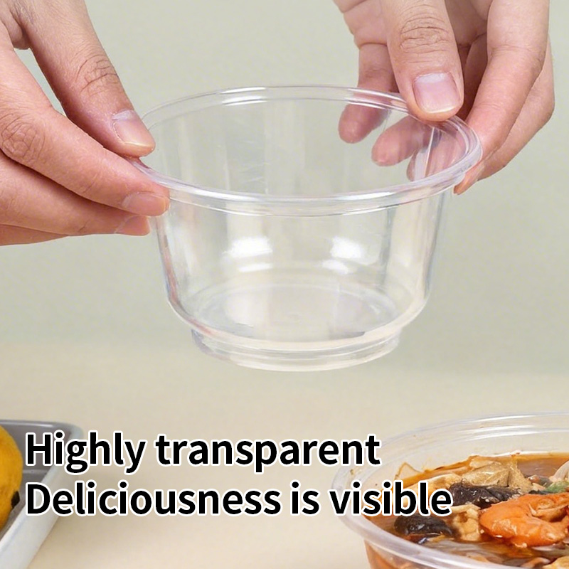 Disposable Plastic Bowls Trans - Food Storage Meals review and price