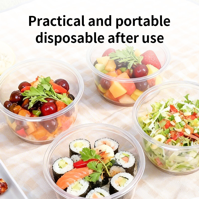 Disposable Plastic Bowls Trans - Food Storage Meals review and price