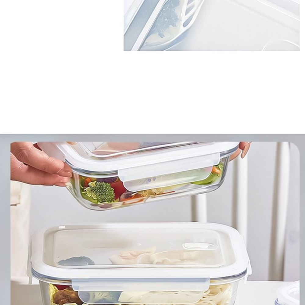 Microwave Safe Glass Bento Lun - Food Storage With Dividers review and price