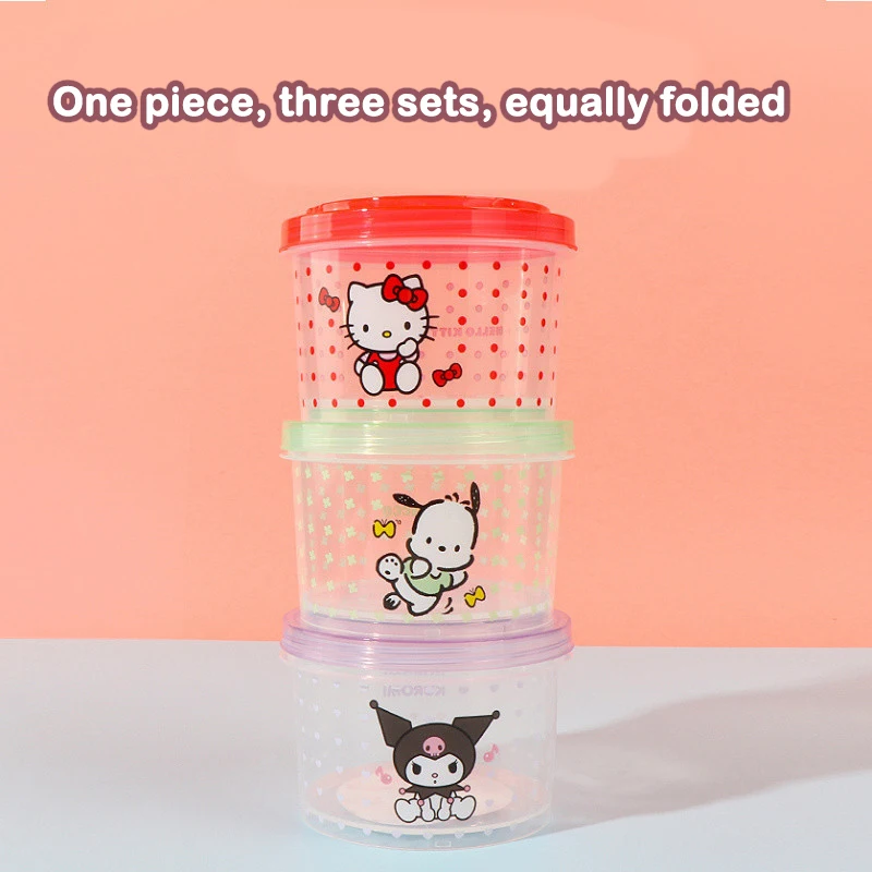 Kitty Bento Box Set 3 Pieces C - Food Storage Oven Safe review and price